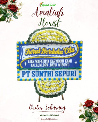 Papan Bunga Duka di Kaluat
